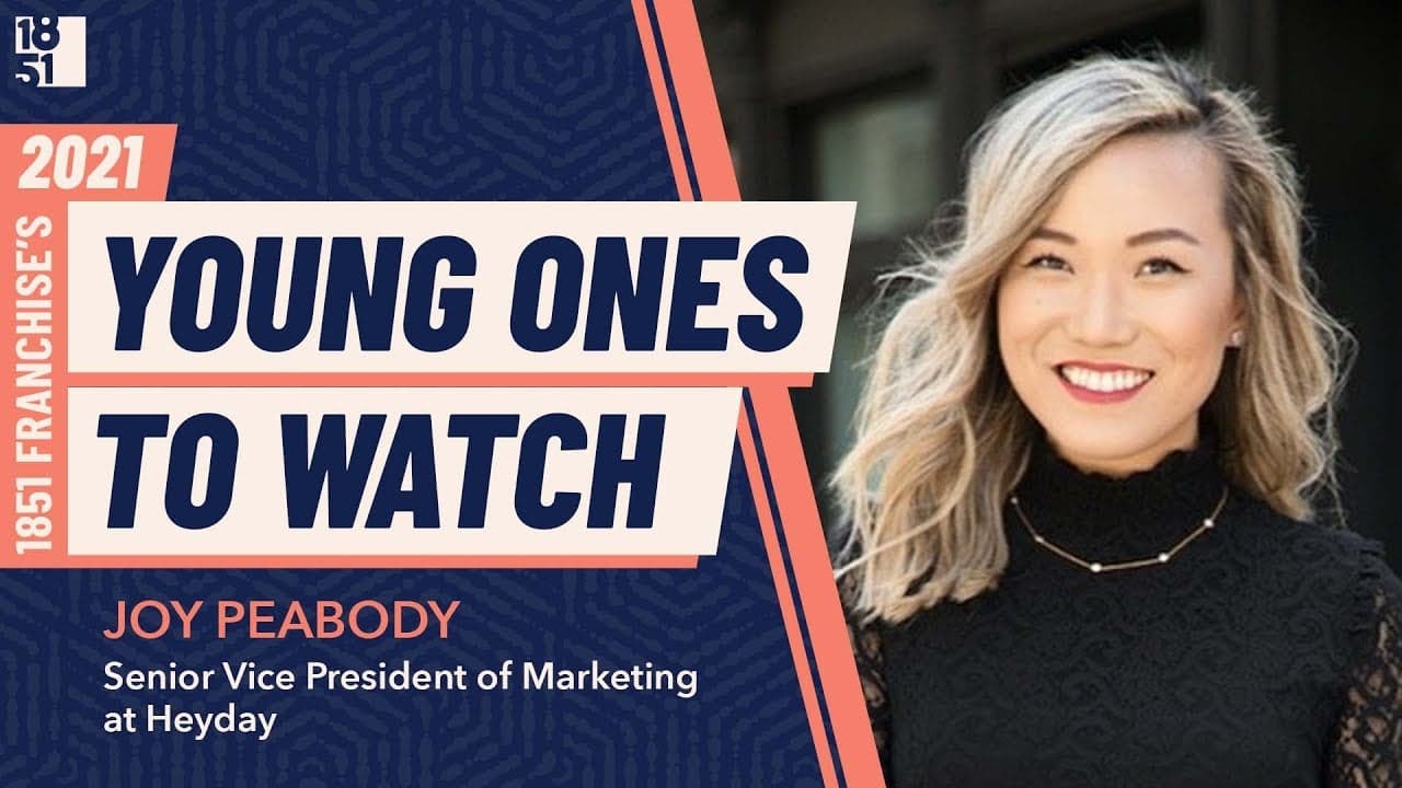 Young Ones to Watch: Joy Peabody, Senior Vice President of Marketing at Heyday Young Ones to Watch: Joy Peabody, Senior Vice President of Marketing at Heyday