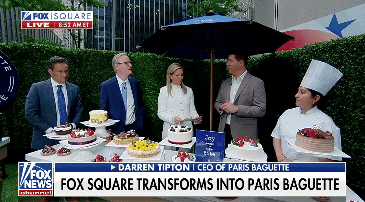 Fox News: Paris Baguette Comes To FOX Square for Breakfast Fox News: Paris Baguette Comes To FOX Square for Breakfast
