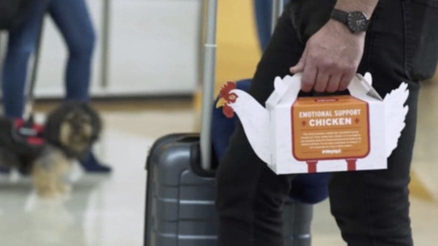Popeyes Debuts Emotional Support Chicken Popeyes Debuts Emotional Support Chicken