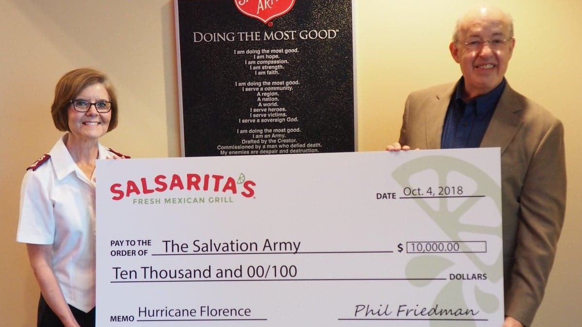 Salsarita's Fresh Mexican Grill Raises Money for Hurricane Relief Salsarita's Fresh Mexican Grill Raises Money for Hurricane Relief