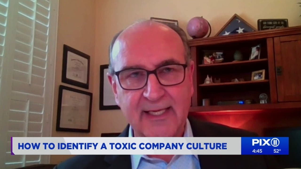 WPIX-TV: Intelligent Leadership Executive Coaching CEO Gives Insight on How to Identify Toxic Work Cultures WPIX-TV: Intelligent Leadership Executive Coaching CEO Gives Insight on How to Identify Toxic Work Cultures