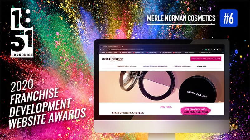 Top Franchise Development Website: Number 6 — Merle Norman Cosmetics Top Franchise Development Website: Number 6 — Merle Norman Cosmetics