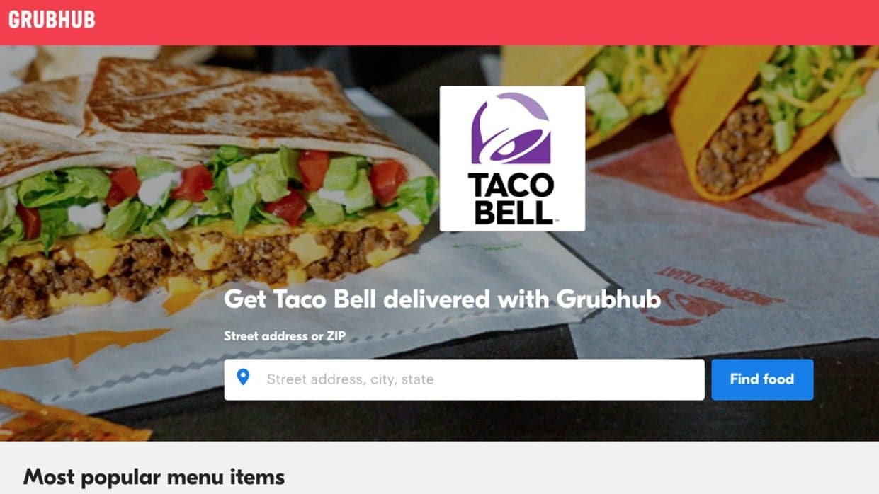Taco Bell Now Offers Nationwide Delivery Via Grubhub Taco Bell Now Offers Nationwide Delivery Via Grubhub