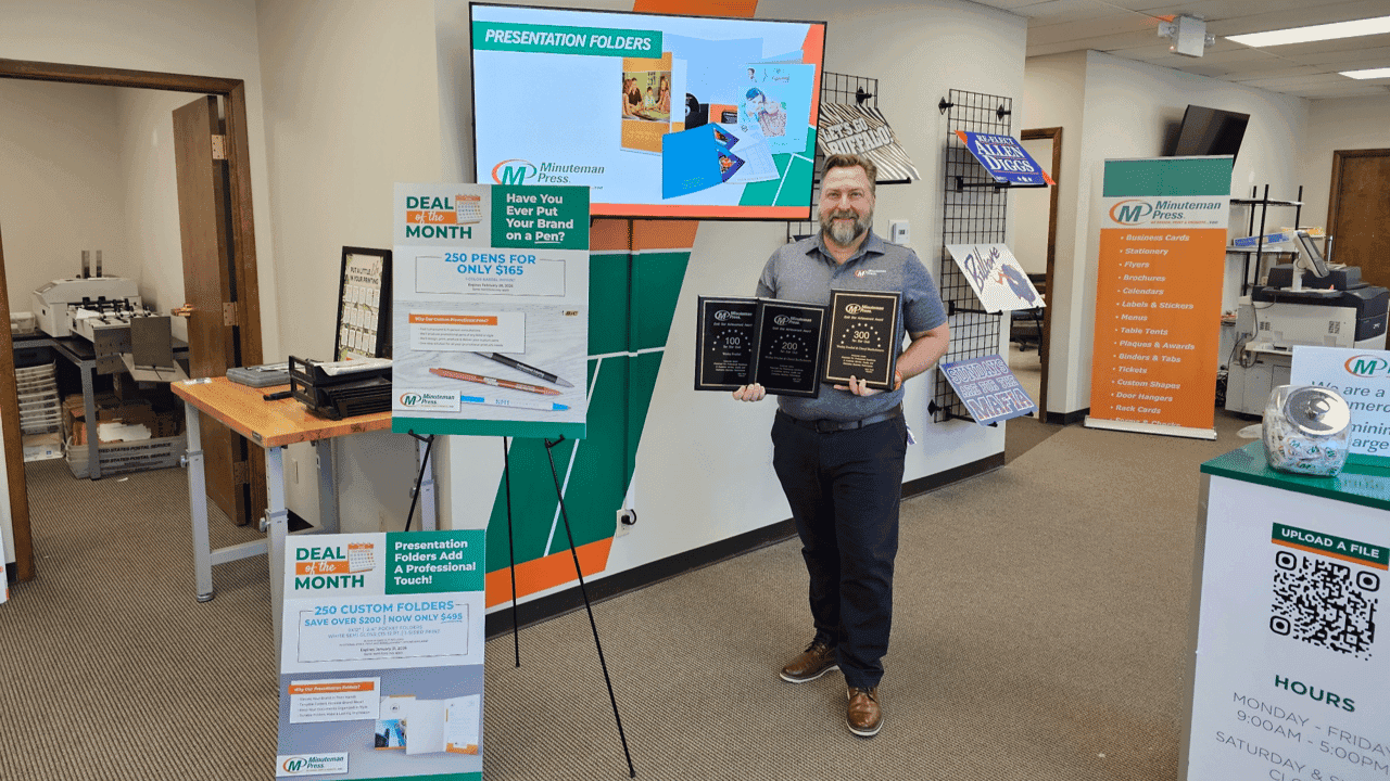 How undefined Evolved and Set New Standards Minuteman Press Franchise Owner Wes Froebel at his center in Amherst, NY.