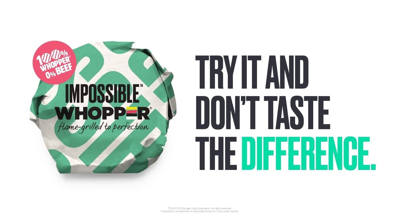 Burger King Teams Up With Impossible Foods for Plant-Based Whopper Test Burger King Teams Up With Impossible Foods for Plant-Based Whopper Test