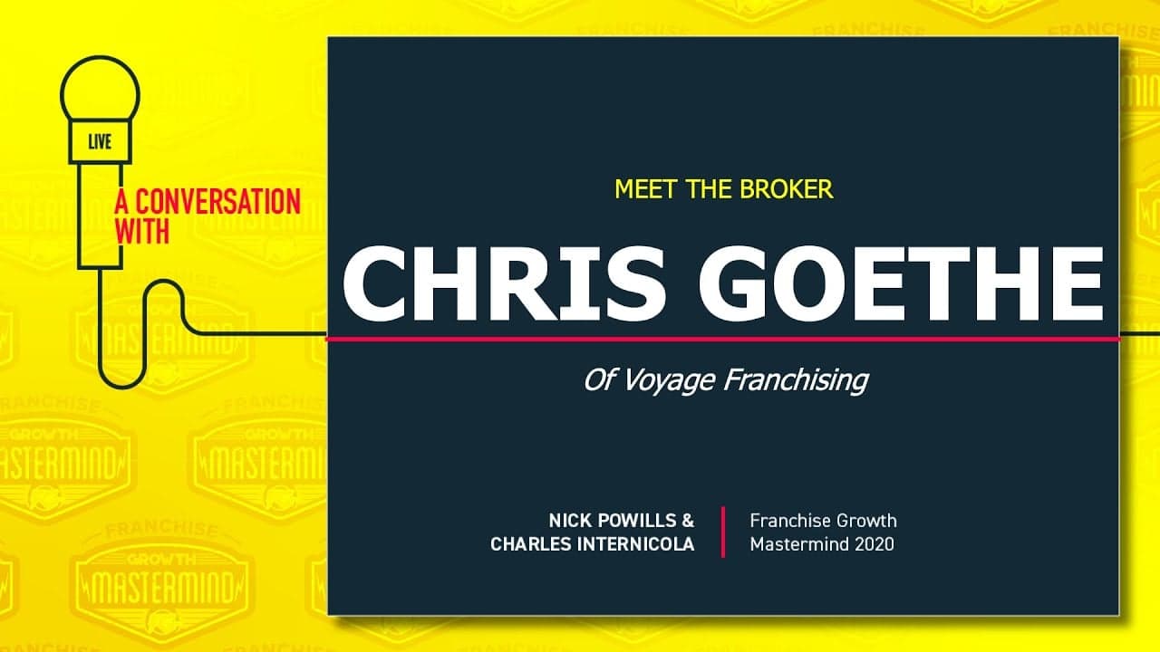 Meet the Broker: Chris Goethe of Voyage Franchising Meet the Broker: Chris Goethe of Voyage Franchising