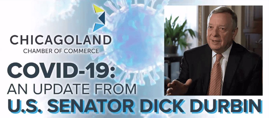 Senator Dick Durbin Previews 3rd COVID-19 Relief Bill, But Offers Few Details Senator Dick Durbin Previews 3rd COVID-19 Relief Bill, But Offers Few Details