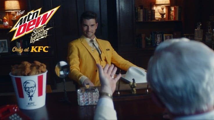 Mountain Dew Creates 'Sweet Lightning' Exclusively for KFC Mountain Dew Creates 'Sweet Lightning' Exclusively for KFC