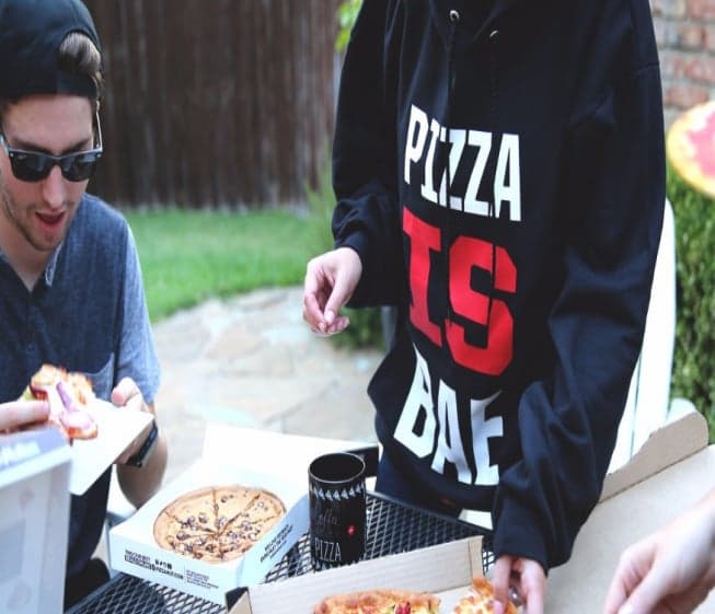 Now You Can Wear Your Pizza-Shaped Heart on Your Sleeve Now You Can Wear Your Pizza-Shaped Heart on Your Sleeve