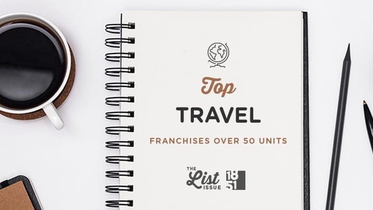 Top Travel Franchises Over 50 Units Top Travel Franchises Over 50 Units