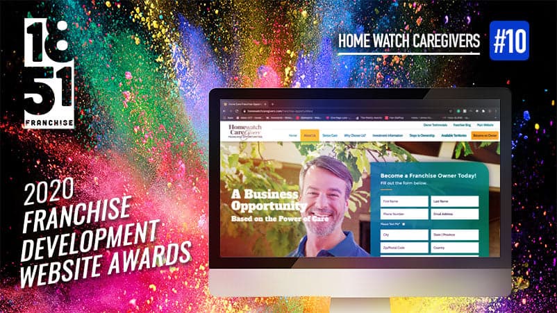 Top Franchise Development Website: No. 10 - HomeWatch Caregivers Top Franchise Development Website: No. 10 - HomeWatch Caregivers