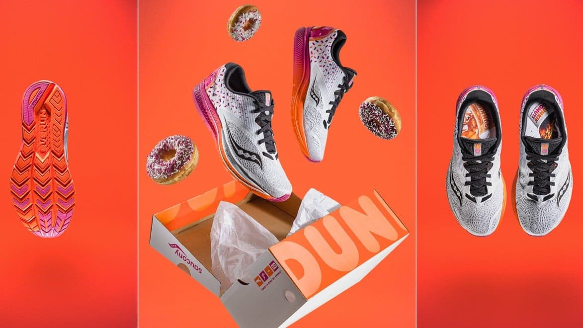 Adweek: Dunkin’ Donuts Trots Out Branded Running Shoes in Honor of the Boston Marathon Adweek: Dunkin’ Donuts Trots Out Branded Running Shoes in Honor of the Boston Marathon