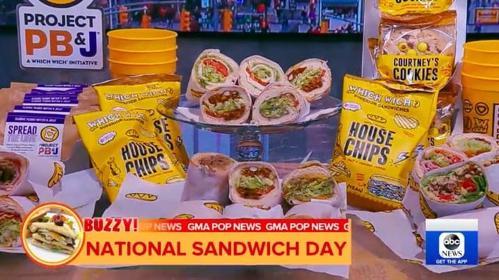 National Sandwich Day: Which Wich Featured on Good Morning America National Sandwich Day: Which Wich Featured on Good Morning America