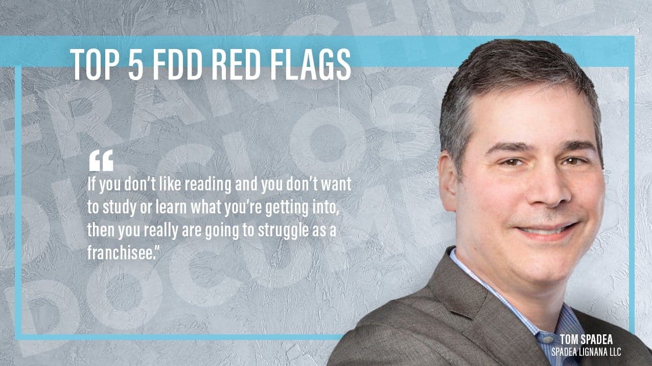 Top 5 FDD Red Flags Top 5 FDD Red Flags