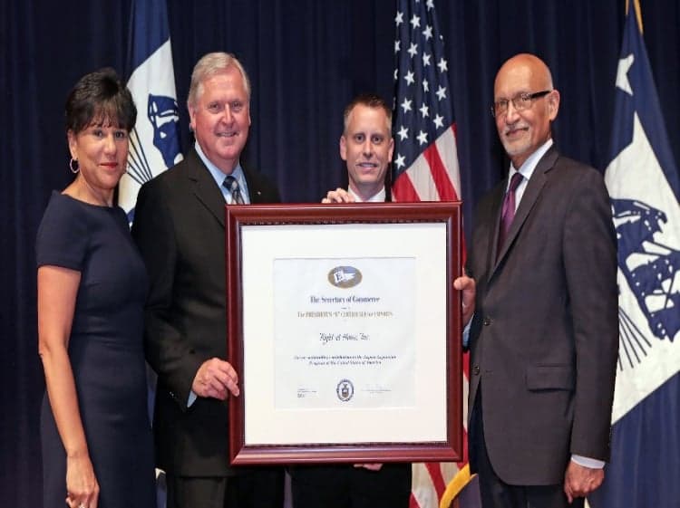 RIGHT AT HOME INTERNATIONAL RECEIVES PRESIDENTIAL AWARD FOR EXPORT SUCCESSES RIGHT AT HOME INTERNATIONAL RECEIVES PRESIDENTIAL AWARD FOR EXPORT SUCCESSES