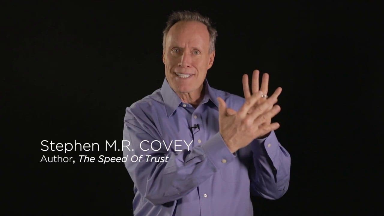 Stephen M. R. Covey on the Economics of Trust in Franchising Stephen M. R. Covey on the Economics of Trust in Franchising