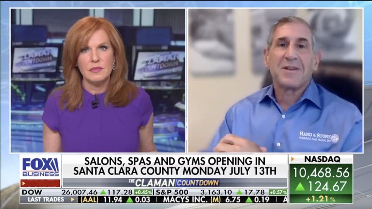 FOX Business: Hand & Stone Massage and Facial Spa Reopens 97% of its Franchises This Month FOX Business: Hand & Stone Massage and Facial Spa Reopens 97% of its Franchises This Month