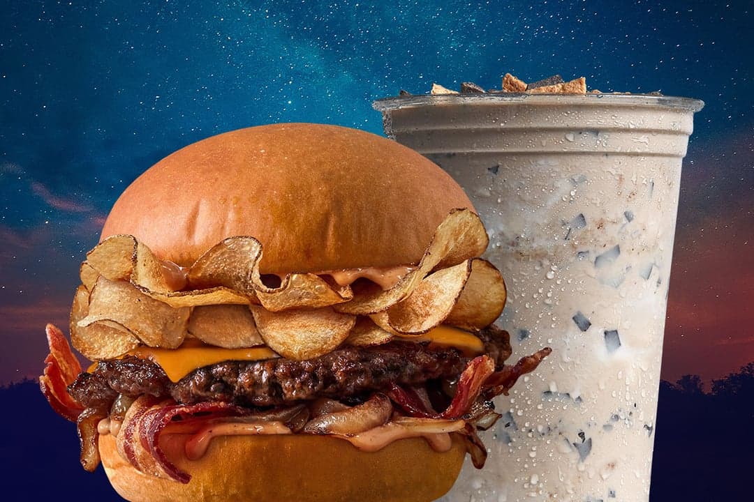 MOOYAH Burgers, Fries & Shakes Brings Back Fan-Favorite Campfire Burger and S'mores Shake for "Camp MOOYAH" Summer Celebration MOOYAH Burgers, Fries & Shakes Brings Back Fan-Favorite Campfire Burger and S'mores Shake for "Camp MOOYAH" Summer Celebration