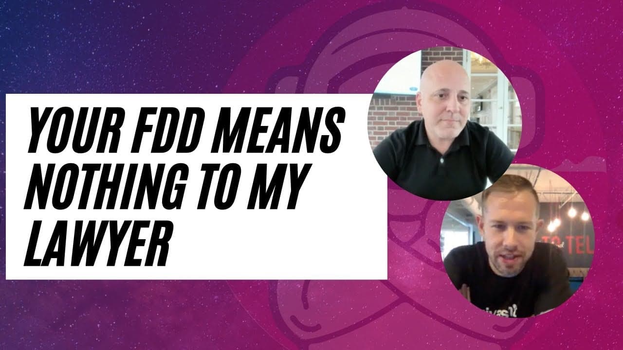 FranX | Your FDD means nothing to my lawyer FranX | Your FDD means nothing to my lawyer