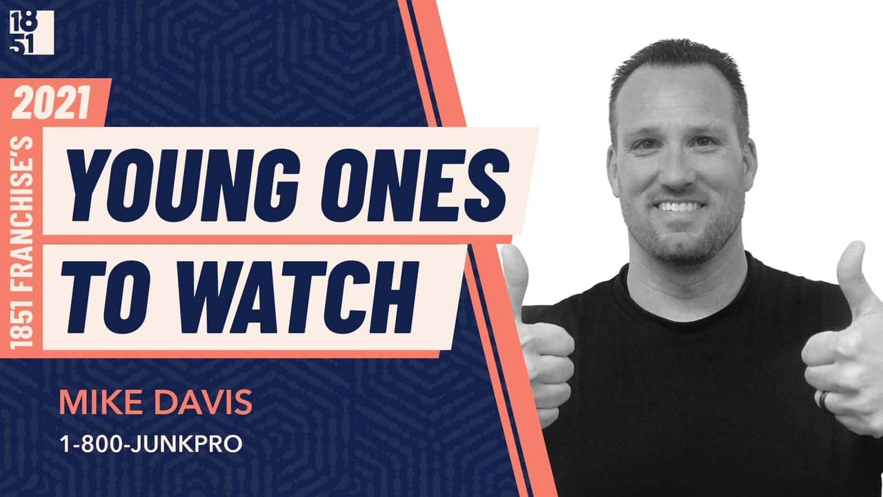 Young Ones to Watch: Mike Davis, CEO & President of 1-800-JUNKPRO Young Ones to Watch: Mike Davis, CEO & President of 1-800-JUNKPRO