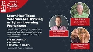 Why Veterans Are Thriving as Sylvan Learning Franchisees Why Veterans Are Thriving as Sylvan Learning Franchisees