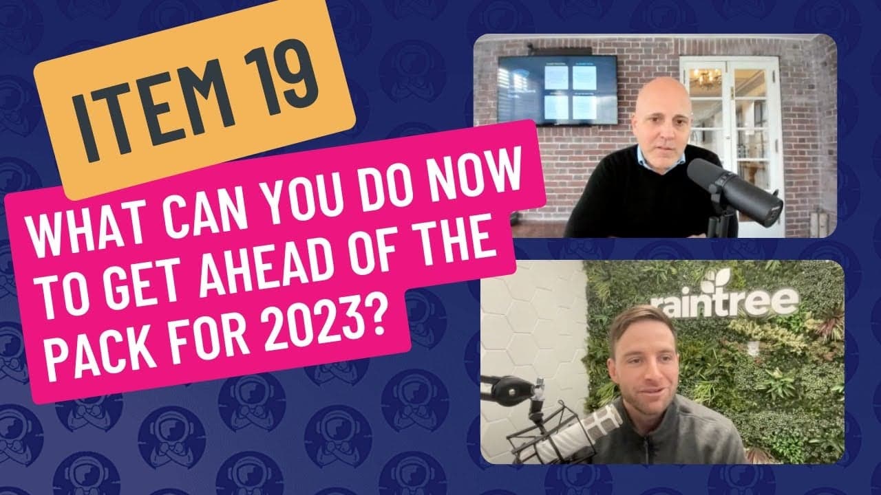 FranX | FDD Item 19: What Can You Do Now To Get Ahead of the Pack for 2023? FranX | FDD Item 19: What Can You Do Now To Get Ahead of the Pack for 2023?
