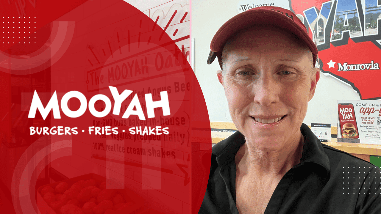 Monrovia, California MOOYAH Burgers, Fries and Shakes Owner Susan West Shares How She’s Connecting with Her Community through MOOYAH Monrovia, California MOOYAH Burgers, Fries and Shakes Owner Susan West Shares How She’s Connecting with Her Community through MOOYAH