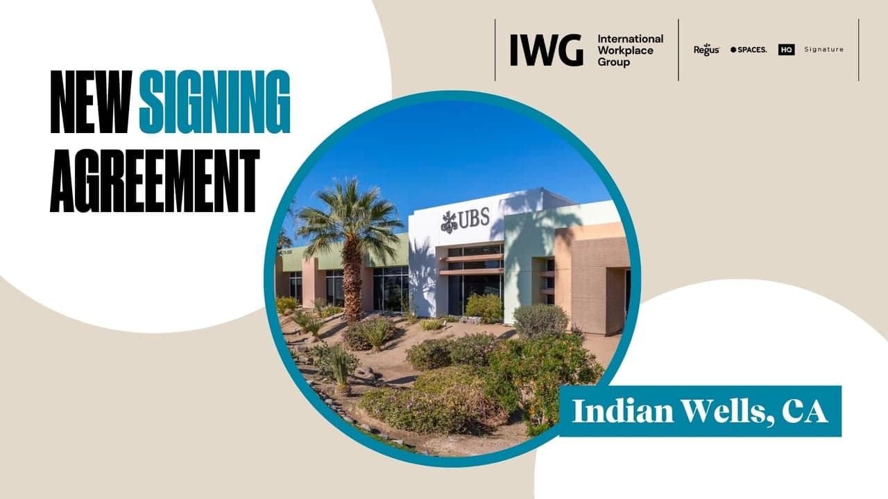 IWG Signs Agreement for New HQ Location in Indian Wells, California IWG Signs Agreement for New HQ Location in Indian Wells, California
