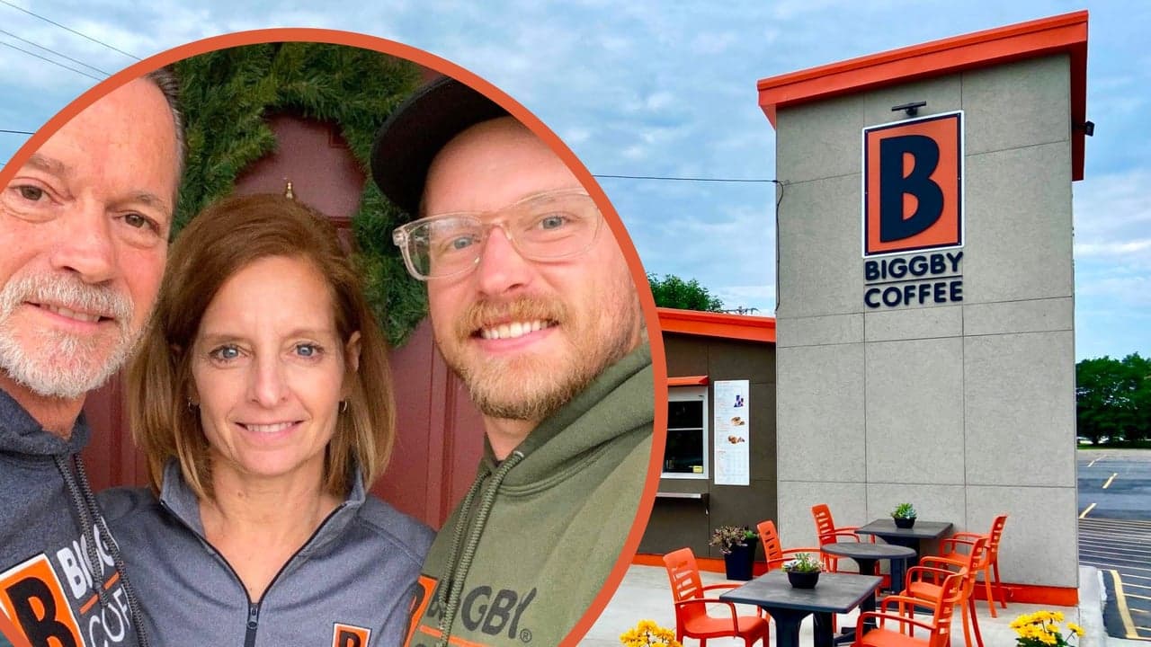 Lifelong Nurse and Mother Opens First BIGGBY® COFFEE in Hometown of Marysville, Ohio with Husband and Son Lifelong Nurse and Mother Opens First BIGGBY® COFFEE in Hometown of Marysville, Ohio with Husband and Son
