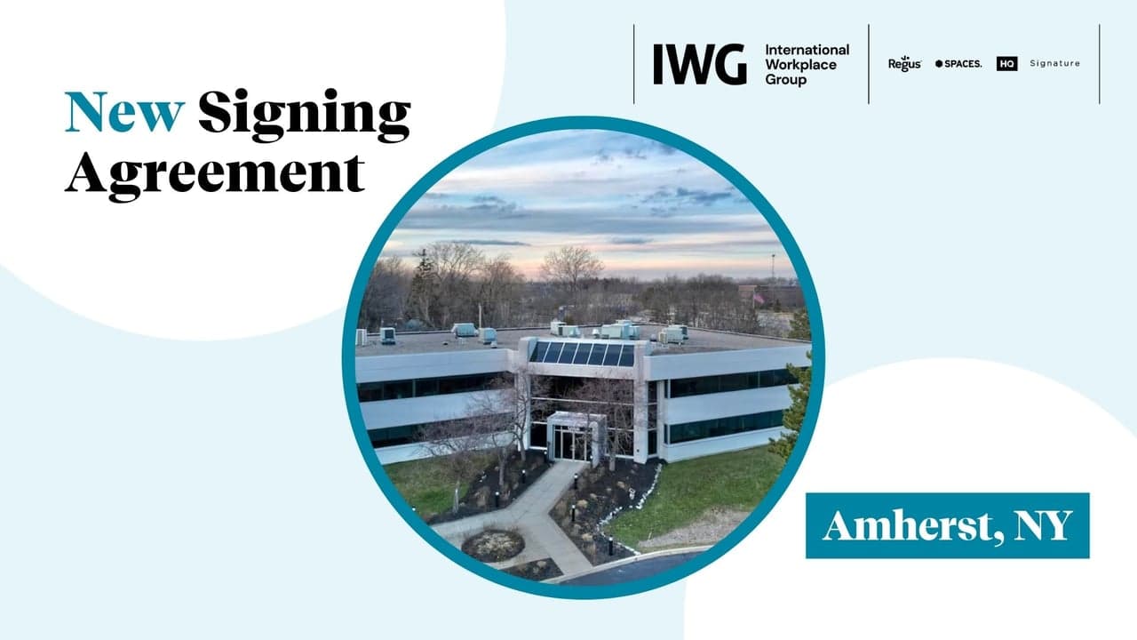 IWG Signs Agreement for New Regus Location in Amherst, New York IWG Signs Agreement for New Regus Location in Amherst, New York