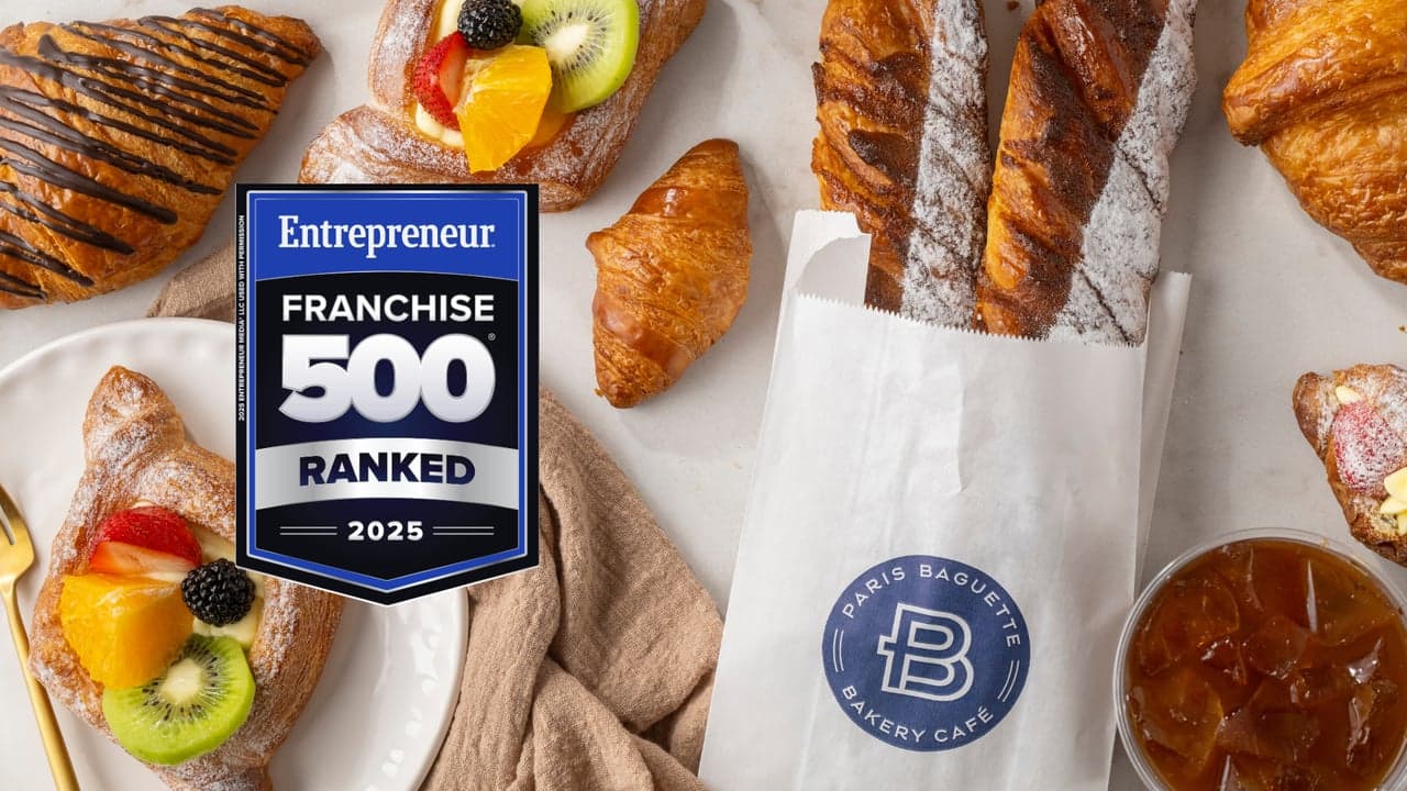 Paris Baguette Ranks Among Top Franchises on Entrepreneur’s Franchise 500® for 2025 Paris Baguette Ranks Among Top Franchises on Entrepreneur’s Franchise 500® for 2025