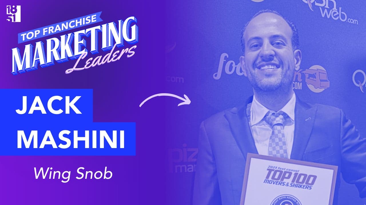 Top 25 Franchise Marketing Leaders: Jack Mashini — Co-Founder, Wing Snob Top 25 Franchise Marketing Leaders: Jack Mashini — Co-Founder, Wing Snob