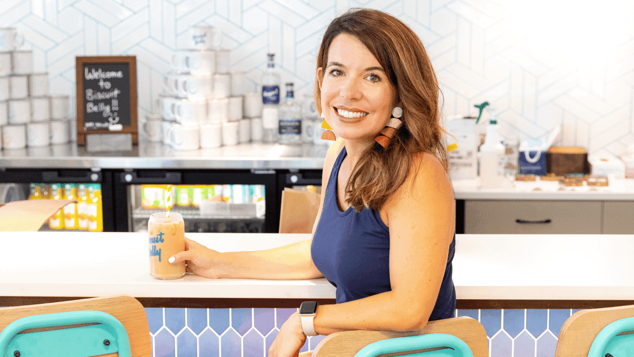 How undefined Evolved and Set New Standards image of a founder of buscuit belly franchise coffee and bakery business lauren coulter