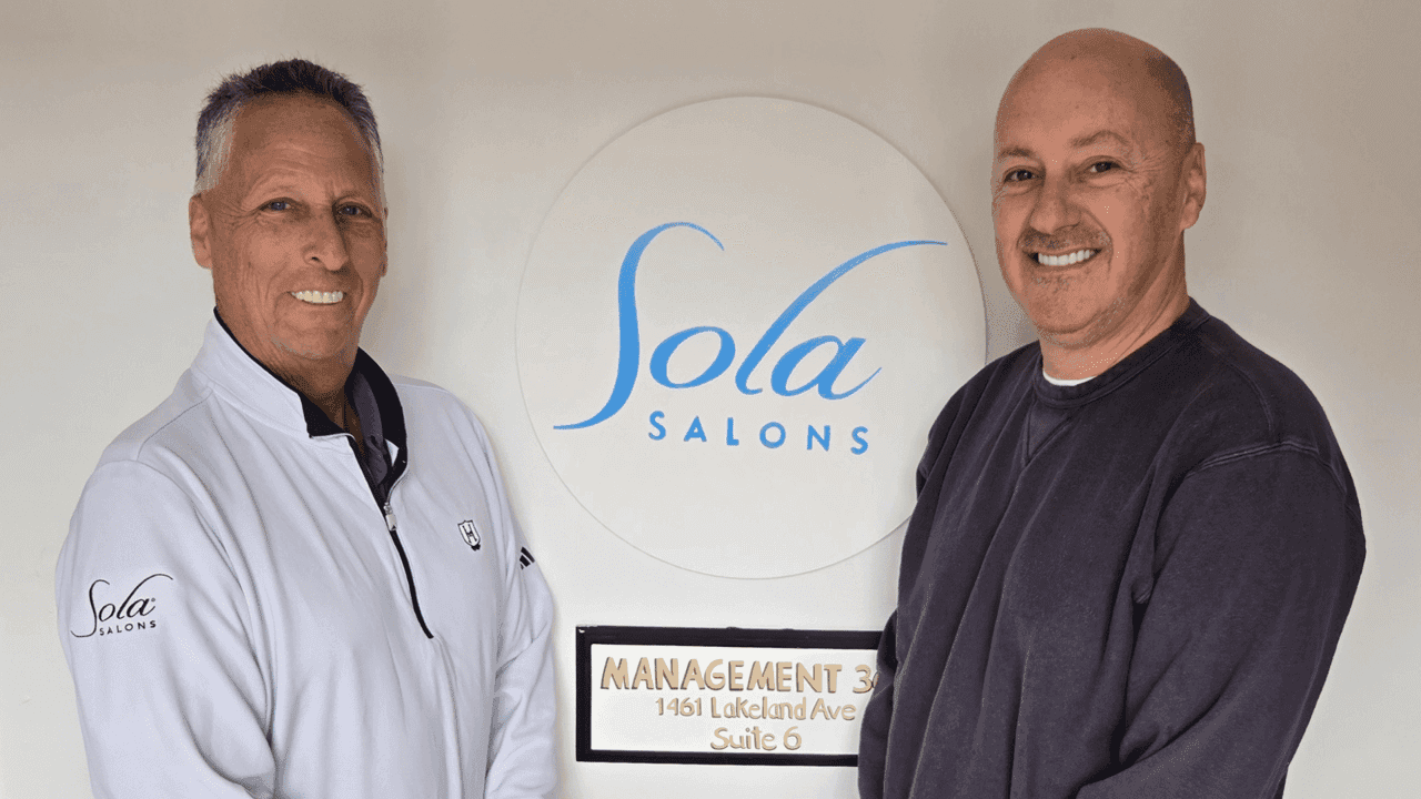 How These Jersey Mike’s Franchisees Found Success With Sola image of two franchisee owners of sola salons spa franchisee mitch cohen and marvin goldfarb