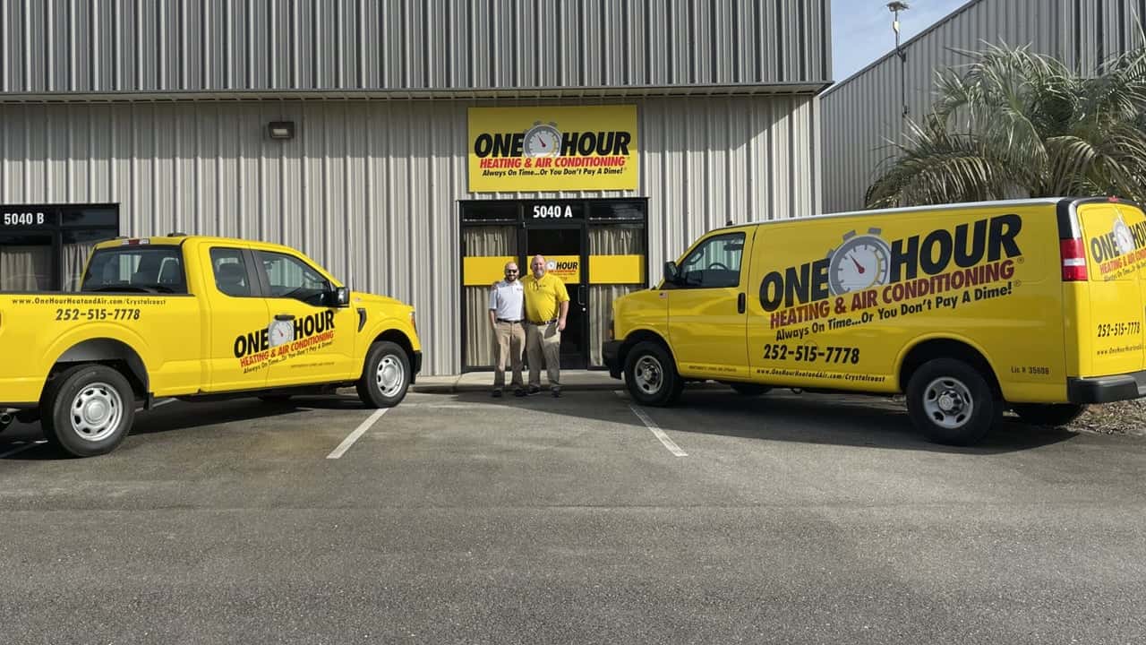 A Father-Son One Hour HVAC Franchise on the Crystal Coast A Father-Son One Hour HVAC Franchise on the Crystal Coast