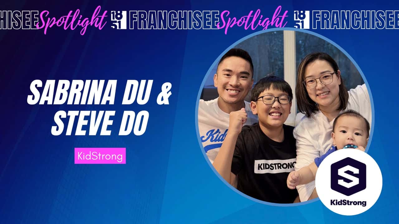 Why a KidStrong Franchise Fits This Family’s Next Chapter KidStrong Franchise - Sabrina Du - Steve Do - Tampa - 1851 Franchise