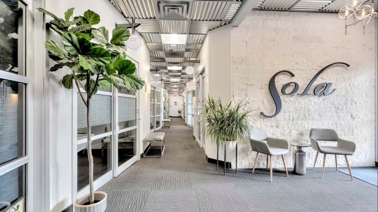 Sola Salons Veteran Franchisee Opens System’s Largest Photo of interior of Sola Salons
