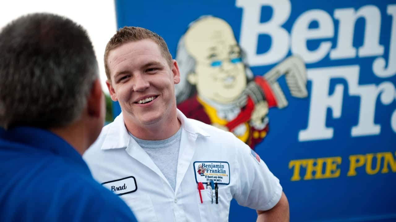 How Benjamin Franklin Plumbing Gives Franchisees Fortune How Benjamin Franklin Plumbing Gives Franchisees Fortune 500 Buying Power