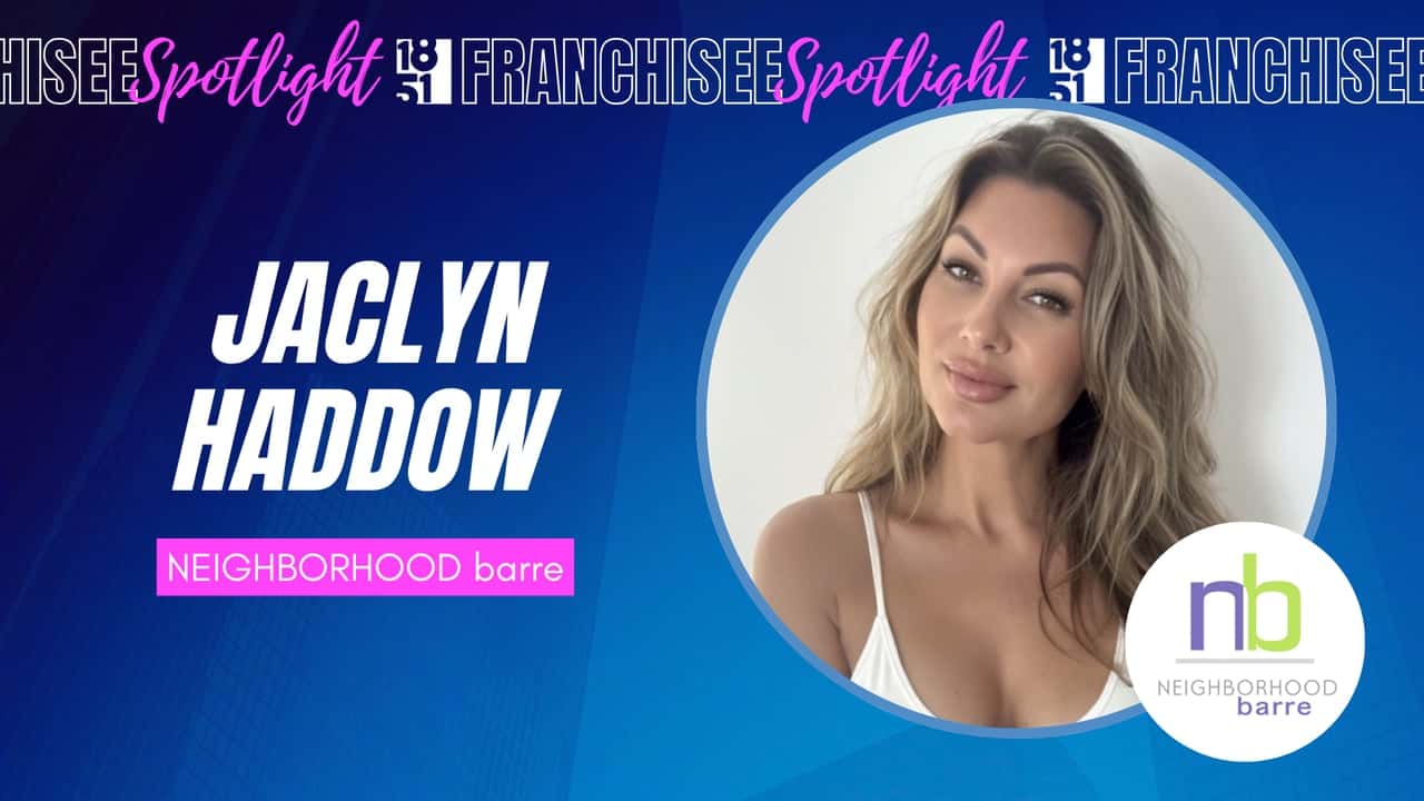 Why Jaclyn Haddow Is Building Her Ultimate "Girl Gang" image of jaclyn haddow, owner of neighborhood barre Melbourne florida