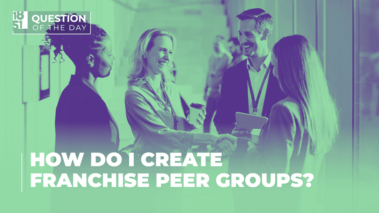 How Do I Create Franchise Peer Groups? — A Guide Stock Image: How Do I Create Franchise Peer Groups?