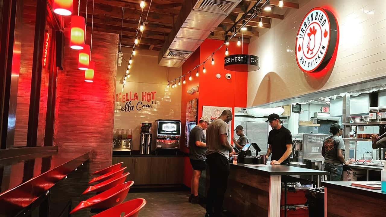 How Urban Bird Hot Chicken Evolved and Set New Standards image of busy Urban Bird Hot Chicken Franchise location