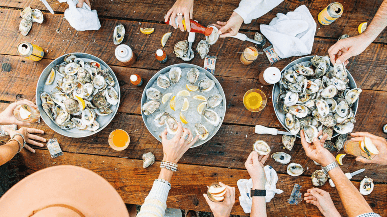 How undefined Evolved and Set New Standards Photo of Shuckin' Shack oysters