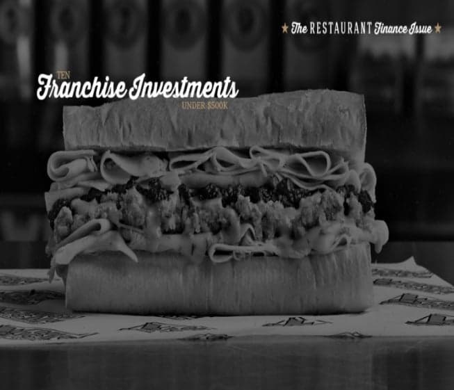 10 Restaurant Franchise Investments under $500K 10 Restaurant Franchise Investments under $500K