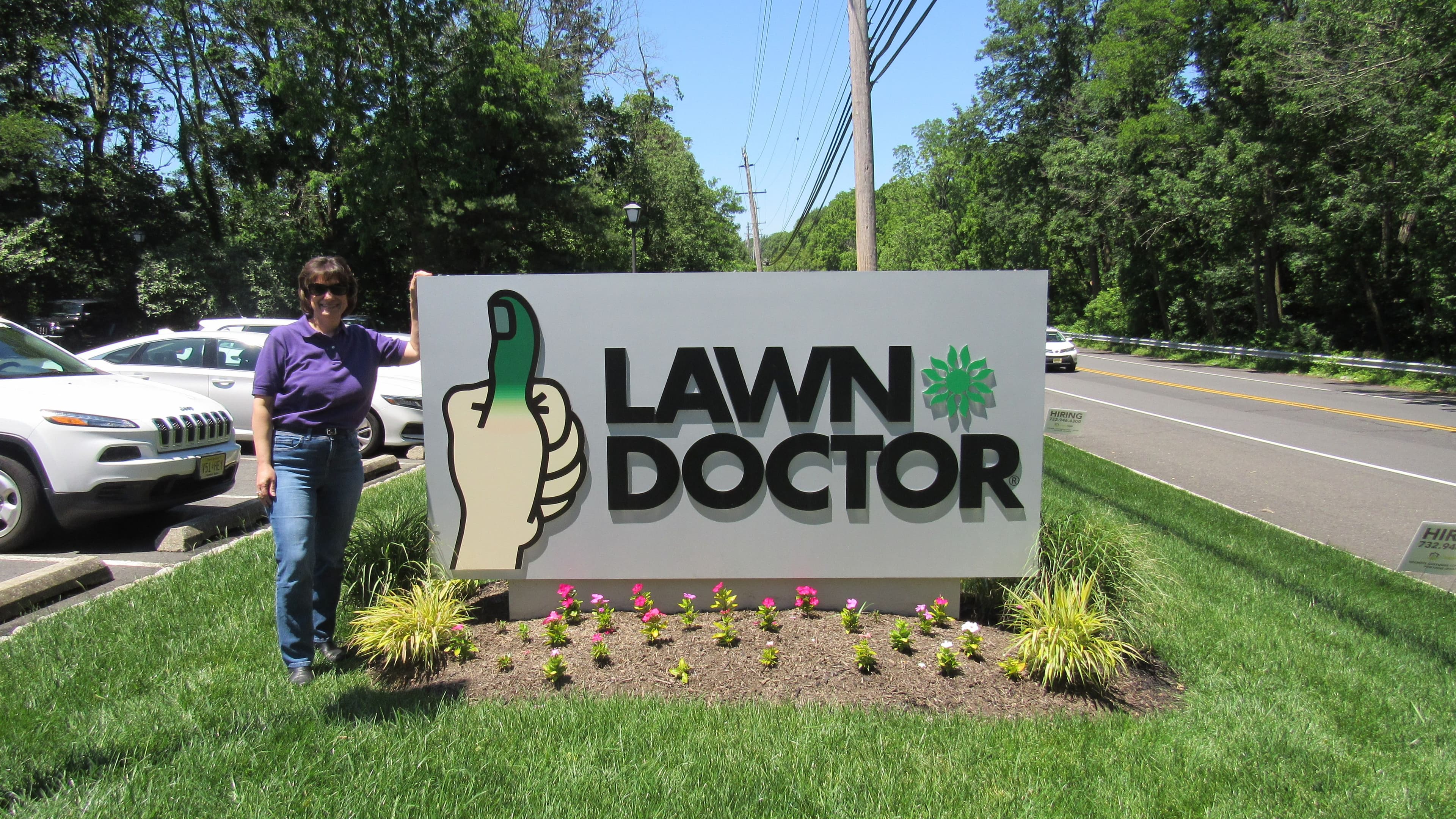 Lawn Doctor Franchisee Cathi DeBurger Couldn’t Be Happier To Be Outside the Office Lawn Doctor Franchisee Cathi DeBurger Couldn’t Be Happier To Be Outside the Office