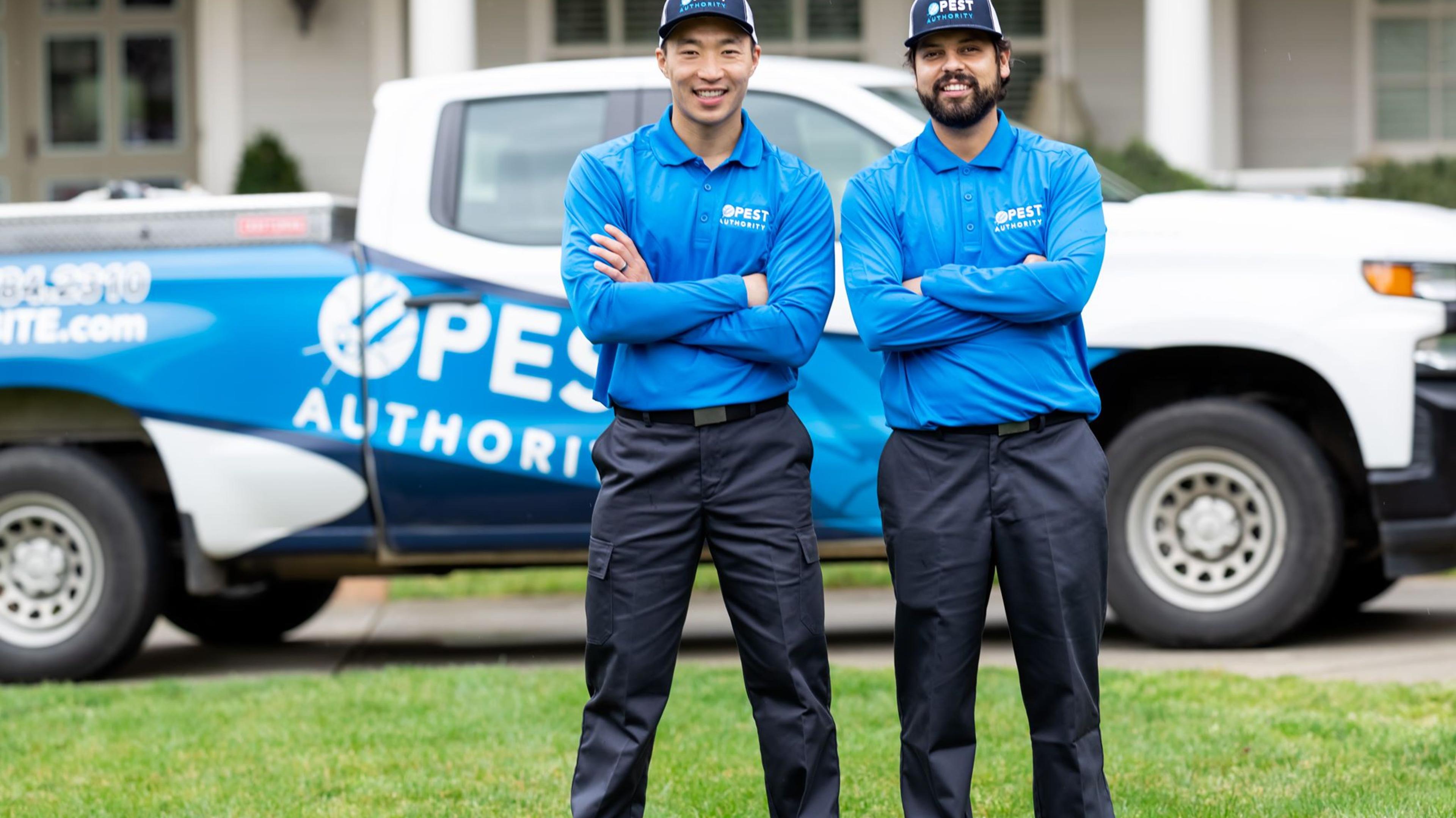 Pest Authority team utilizing advanced pest control tech for efficient franchise business solutions.